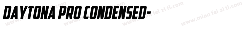 Daytona Pro Condensed字体转换